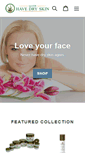Mobile Screenshot of neverhavedryskin.com
